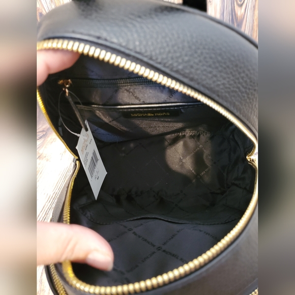 Michael Kors Adina Backpack Pebbled Leather Medium Backpack - Picture 11 of 14